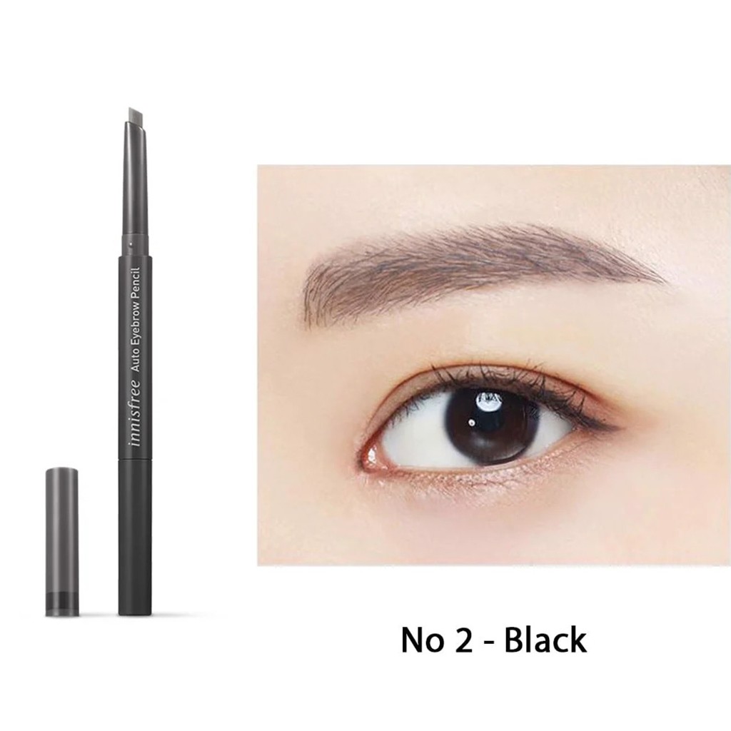 Chì Kẻ Mày Ngang Innisfree Auto Eyebrow Pencil [Hàng cắt seal để kiểm tra chất lượng sản phẩm]