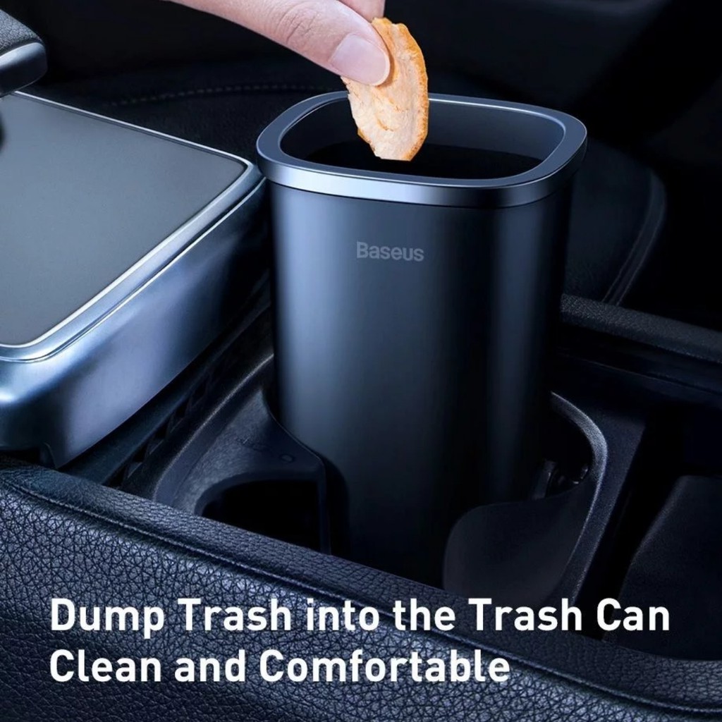 Bình đựng rác mini Baseus Dust-free Vehicle Mounted Trash Can đùng trên ô tô hoặc bàn làm việc - LV753