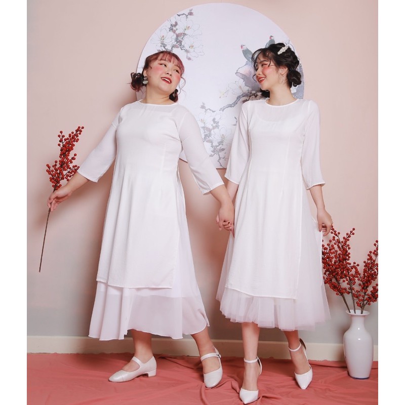 ÁO DÀI TẾT - BASIC AODAI - ÁO DÀI CÁCH TÂN THƯỜNG