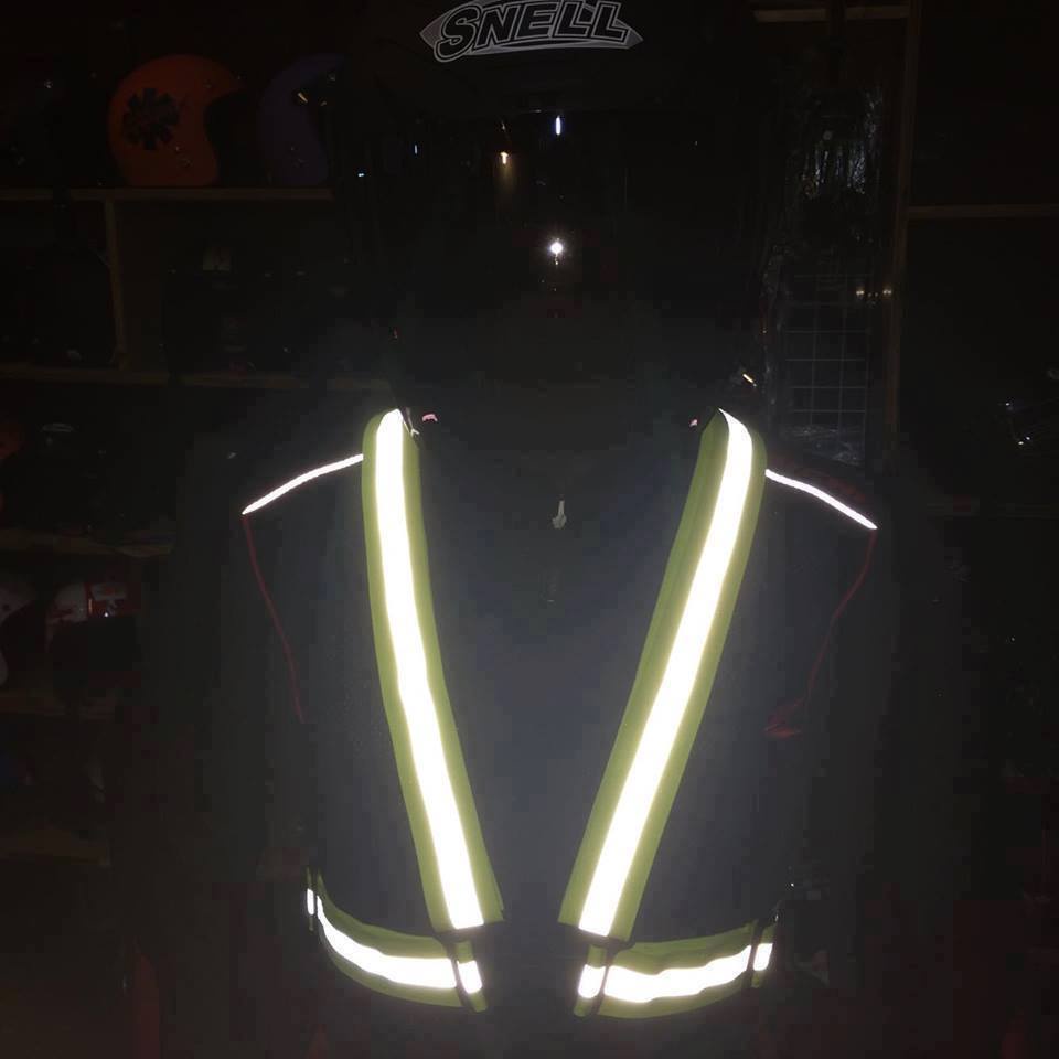 Dây phản quang ban đêm siêu sáng thun co dãn đi xe máy, đi phượt