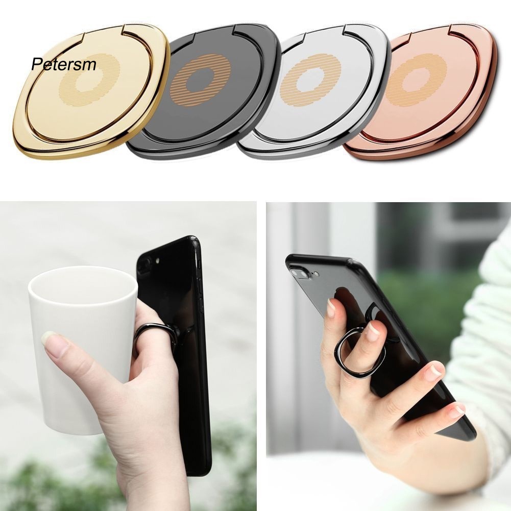 [PE]Ultrathin 360 Degree Rotation Mobile Phone Finger Ring Stand Holder Desk Bracket