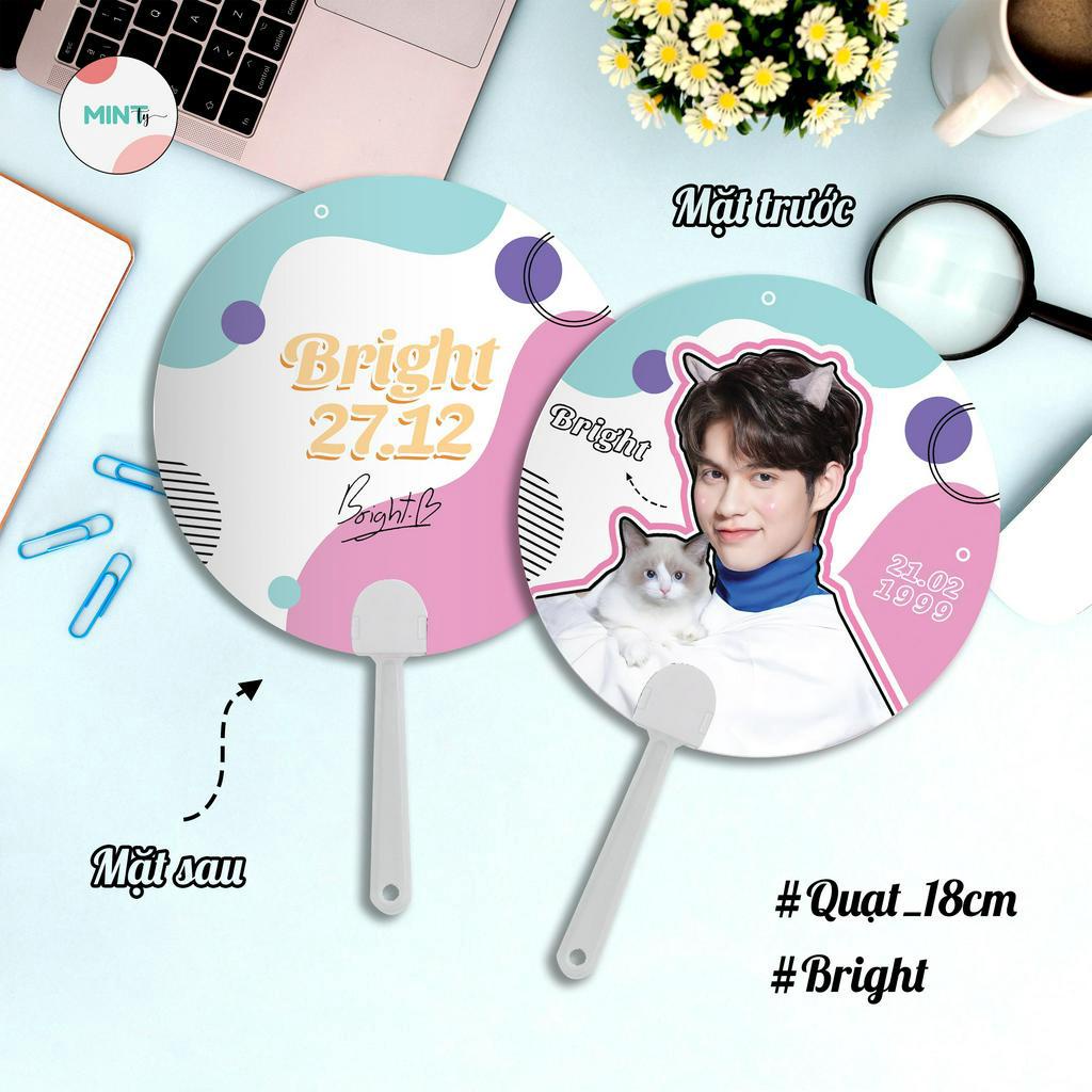 Quạt tròn BrightWin 18cm nhiều mẫu