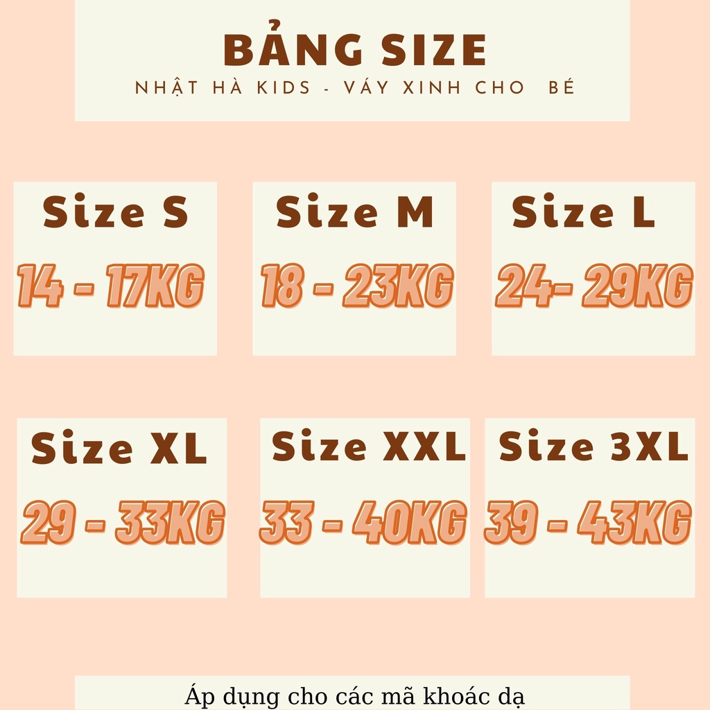 Áo khoác dạ bé gái size từ 14-40kg chất liệu dạ sang chảnh phù hợp cho mùa thu đông