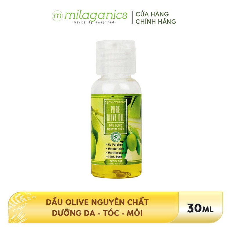 Dầu Olive nguyên chất MILAGANICS 30ml