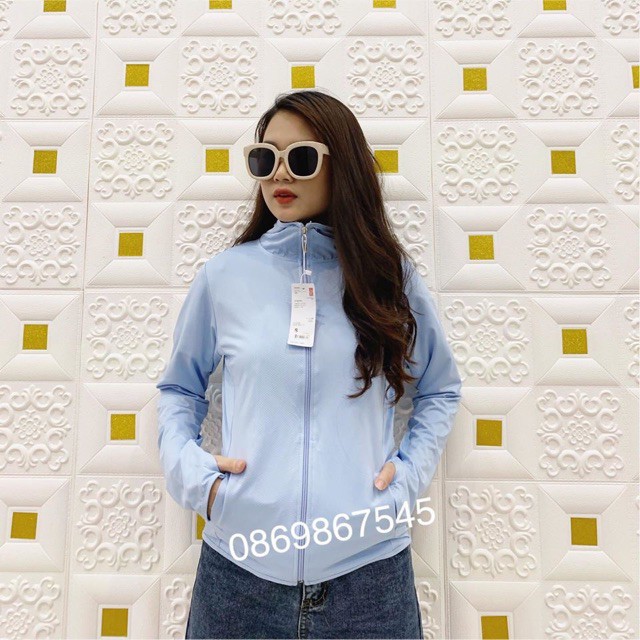 Áo chống nắng thông hoi túi cuộn - Vải Nhập