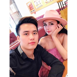 Mũ dạ mịn dáng phớt