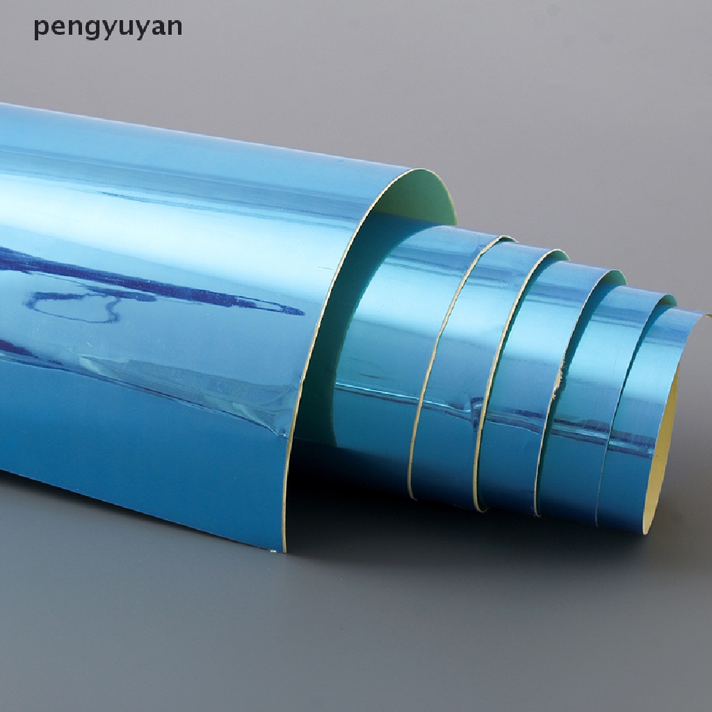 [pengyuyan] Đề Can Acrylic Dán Tường Hình Vuông Ghép Nối Gương Tự Dính Mới [Mới]