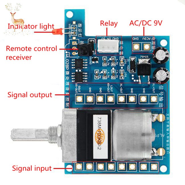 Bảng Mạch Điều Khiển Hồng Ngoại Từ Xa Ac / Dc 9v