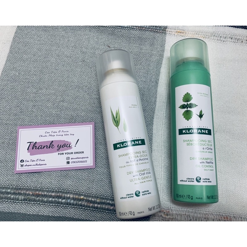 Dầu gội khô Klorane 150ml (Pháp)
