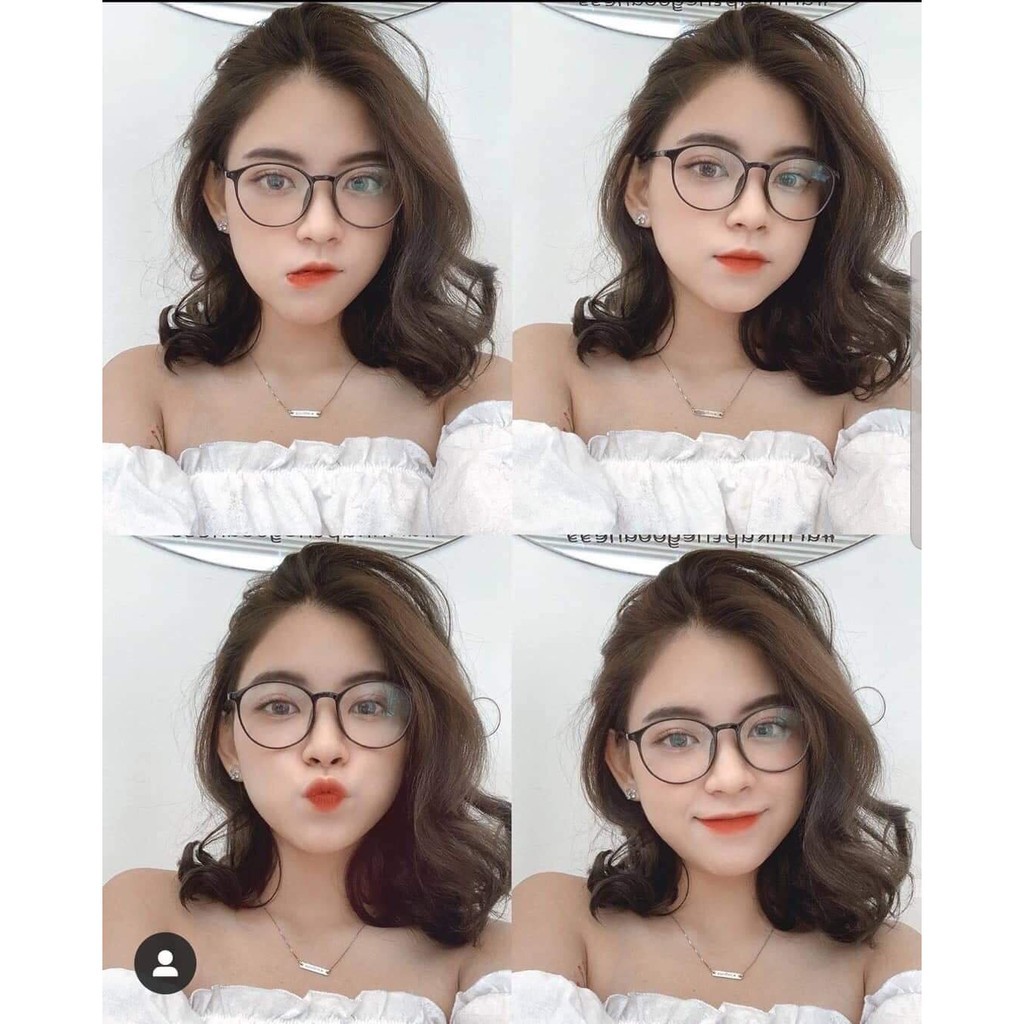 Gọng kính cận mắt tròn nam nữ nhựa dẻo nhiều màu Liupeyewear, form dễ đeo, mã L513 có thể thay mắt cận loạn | BigBuy360 - bigbuy360.vn
