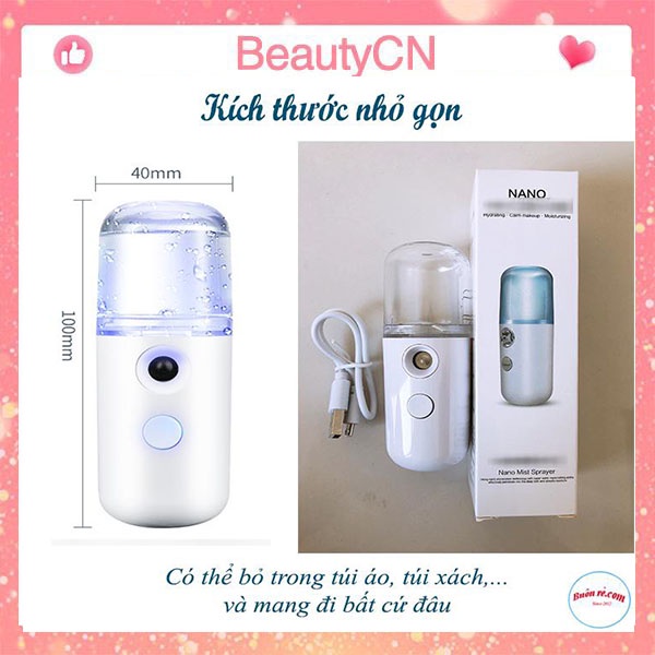 Máy Phun Sương Nano Kháng Khuẩn Xông Mặt Mini