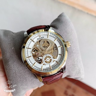 Đồng hồ Rolex nam máy cơ dây da bản siêu cấp tặng box MTP-STORE MTP-STORE