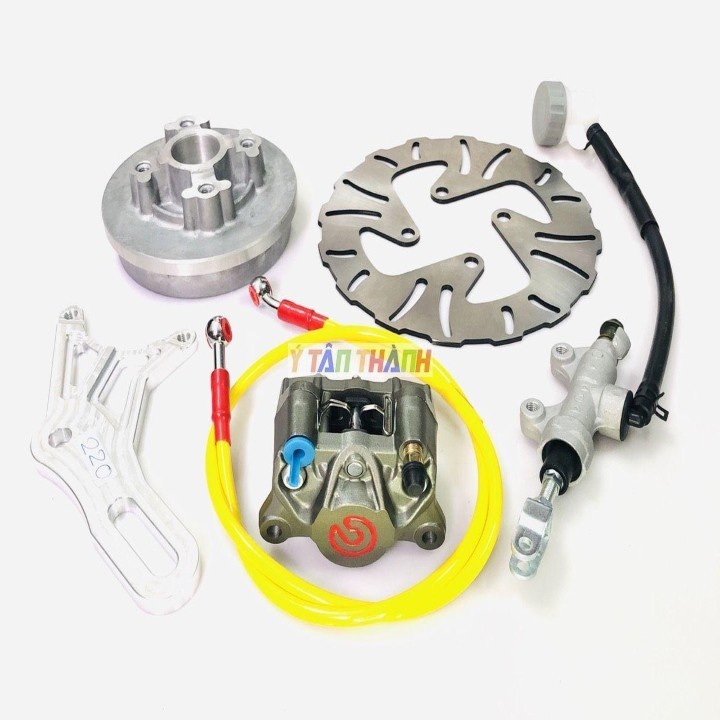 Bộ Đĩa Sau Sirius Heo Rembo Xám Đĩa 220Mm V2 MS1256