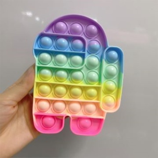 Astronaut Silicone Decompression Toy Push Bubble Fidget Sensory Toy Thinking Training Tools for Adult Children