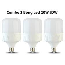 combo 3 bóng đèn led 20w loại tốt siêu bền, siêu tiết kiệm