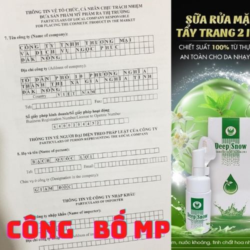 Sữa Rửa Mặt Tạo Bọt Tẩy Trang 2 trong 1 Deep Snow 100ml, Tặng Kèm Kính Thời Trang Đẹp | BigBuy360 - bigbuy360.vn