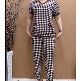 Set đồ kẻ sọc mặc tại nhà cho các chị em Cá tính - Đơn giản
