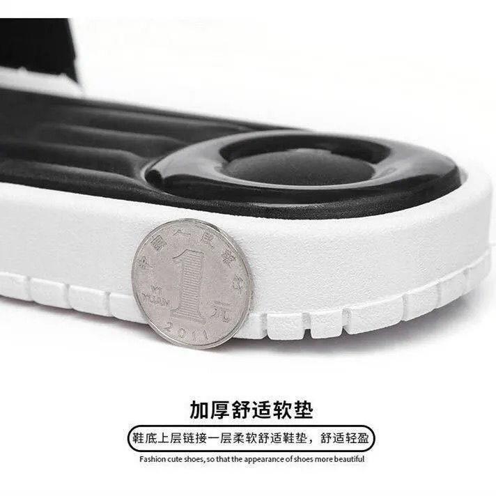 Dép Quai Ngang Đế Mềm Chống Trượt Có Đệm Khí