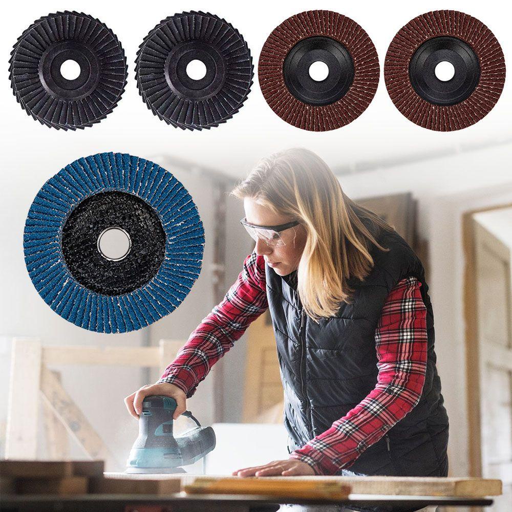 Đĩa Mài Góc Dạng Phẳng 80 Grit Chuyên Dụng Cho Máy Mài Góc