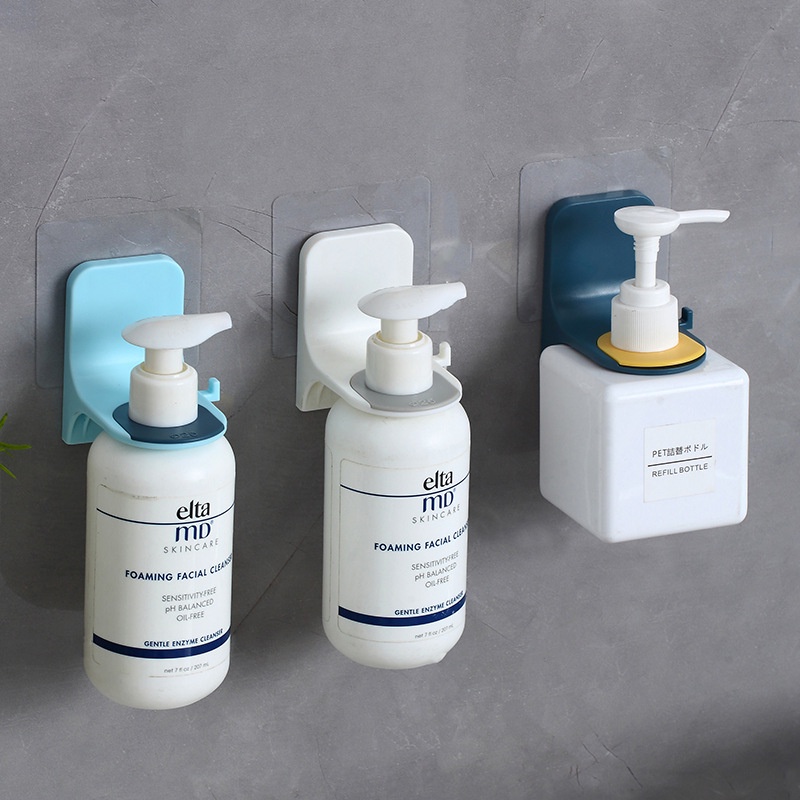MÓC TREO DẦU GỘI ĐẦU, SỮA TẮM, CHAI NƯỚC RỬA TAY DÁN TƯỜNG BIBI 05
