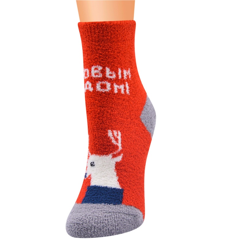 Youyo Set 10 Đôi Vớ Giáng Sinh Ấm Áp In Họa Tiết Ông Già Noel Tuần Lộc Vui Nhộn Dễ Thương Cho Nữ