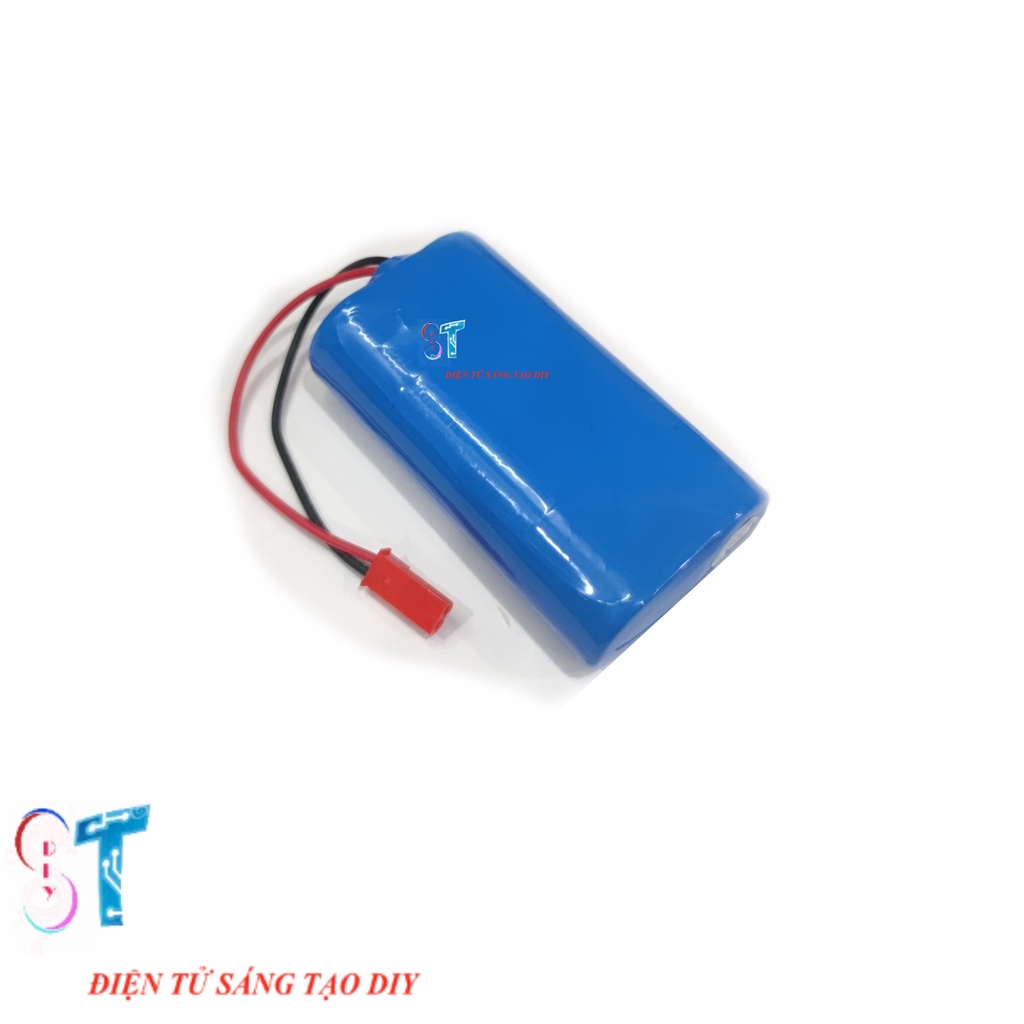 Pin Sạc Lithium 18650 3.7V-4.2V 6000mah chuẩn jack JST