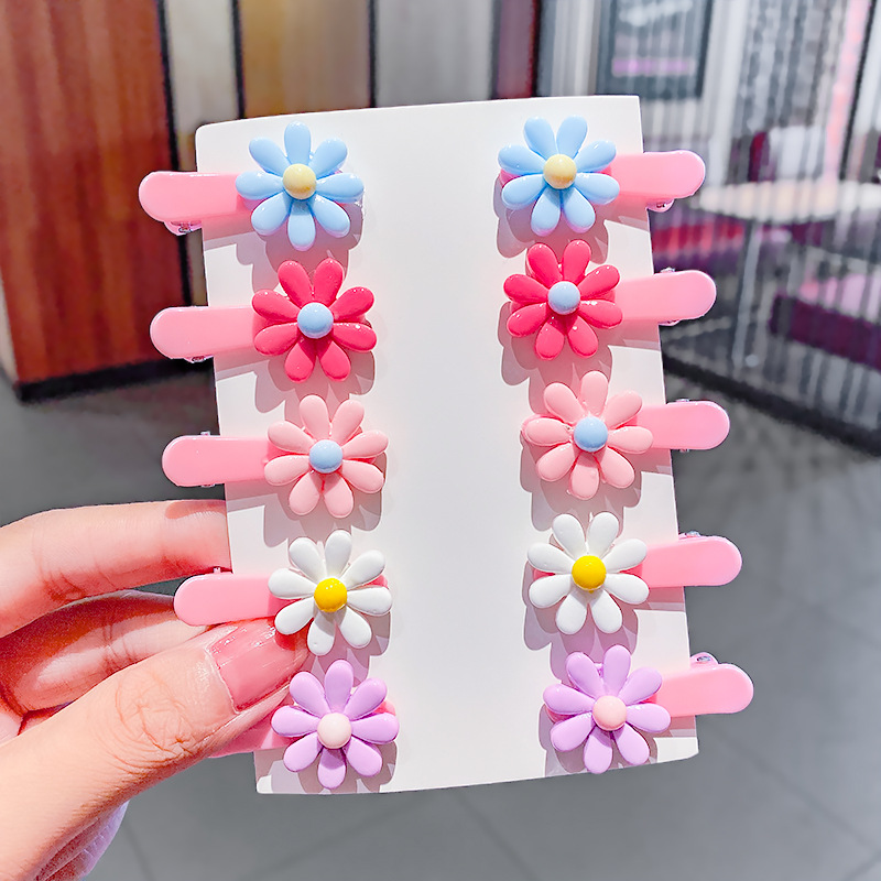 Kẹp Tóc Nơ Nhựa Màu Kẹo Trái Cây Dễ Thương Dành Cho Bé Gái