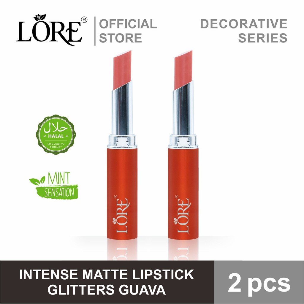 (hàng Mới Về) Set 2 Son Lì Lore Intense Lấp Lánh Guava 2.5 Gr | BigBuy360 - bigbuy360.vn