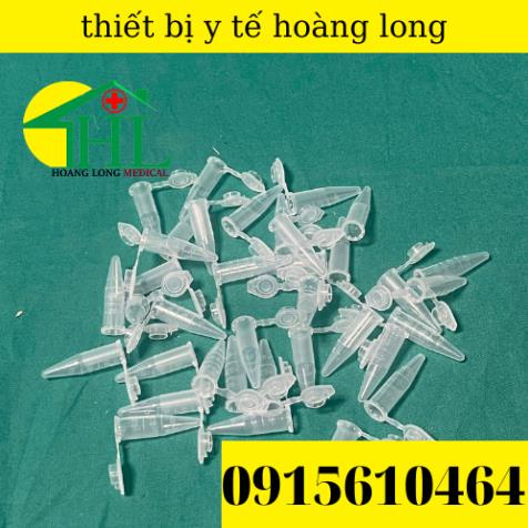 [ Combo 500 ] Ống Lưu Huyết Thanh - Ống Đựng Huyết Thanh - Ống Ly Tâm EPPENDORF 0,5ml Nắp Bật