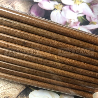 10 Đôi Đũa Gỗ Trắc Cao Cấp Đỏ/Đen
