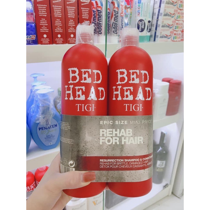 [TIGI] Cặp Dầu Gội - Xả TIGI Bed Head Màu Đỏ Chính Hiệu Siêu Mượt Tóc ViviTone