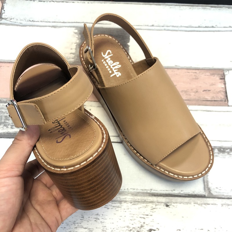 Giày sandal đế bánh mỳ platform sandals Shellys xuất khẩu mẫu mới 2021