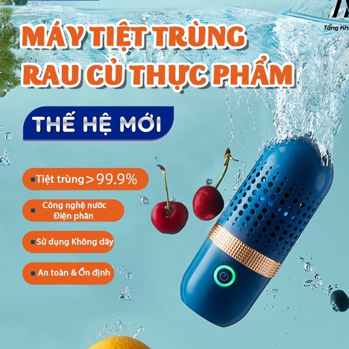 Máy Khử Khuẩn Thực Phẩm DONLIM, Máy Khử Trùng Hoa Quả Loại Bỏ Vi Khuẩn