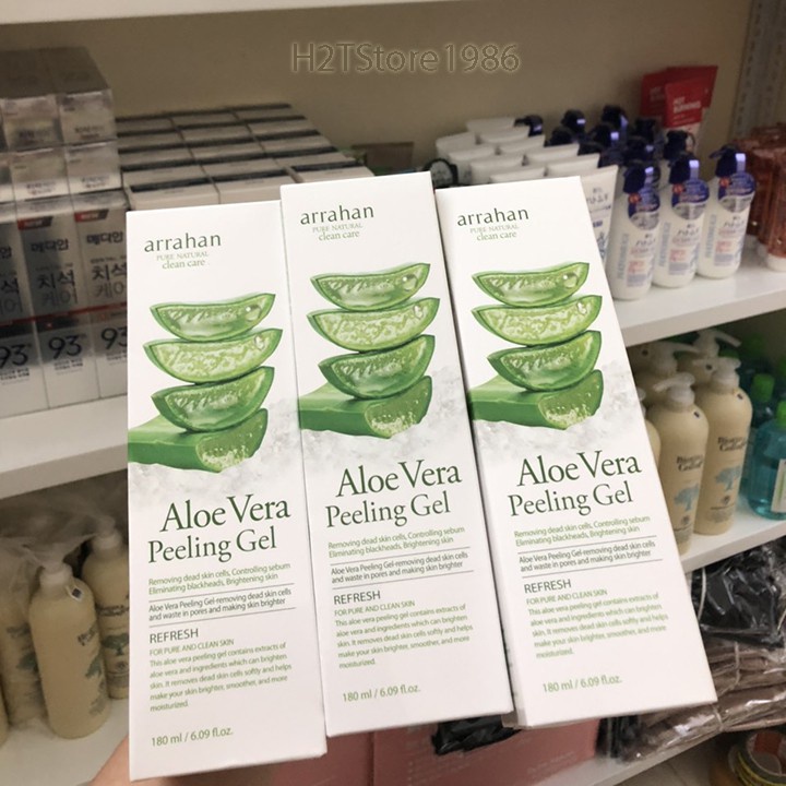 Tẩy Tế Bào Chết Chiết Xuất Từ Lô Hội Arrahan Aloe Vera Peeling Gel 180ml - 3W075 | BigBuy360 - bigbuy360.vn