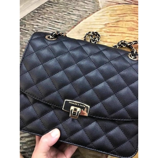 Túi  trám ô Cnk nhám cao cấp size 25cm. Thiết kế ngăn rộng