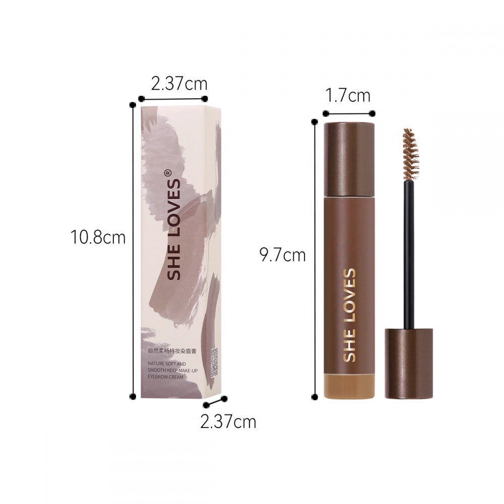 Gel tạo kiểu lông mày ba chiều kháng nước lâu trôi màu sắc thời trang