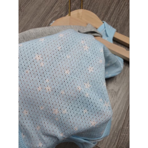 Set 3 áo ba lỗ cotton lưới Uniqlo cho bé size 80, 90, 100