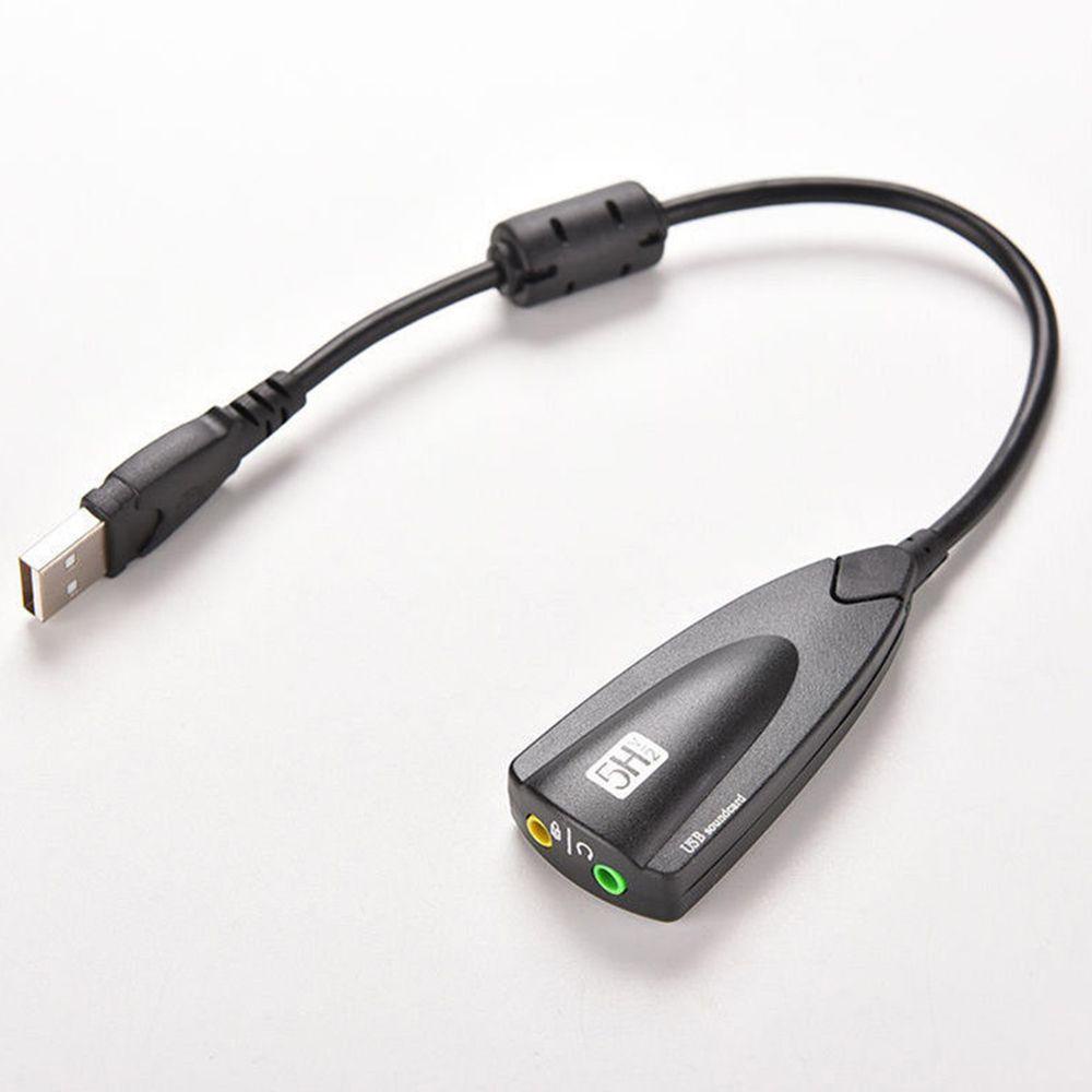 Thẻ Âm Thanh Chất Lượng Cao Cổng USB 3.5mm Cho PC Notebook