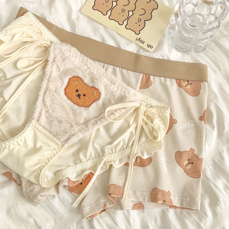 Cub * Quần Lót Cặp Đôi Hoạt Hình Nhẹ Dễ Thương Phong Cách Mới