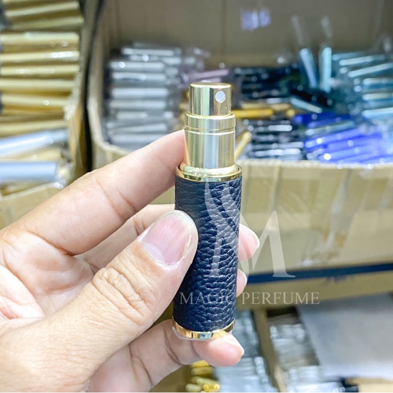 Chai lọ đựng nước hoa tự bơm luxury 5ml bọc da sang trọng vật liệu cao vòi phun siêu mịn!