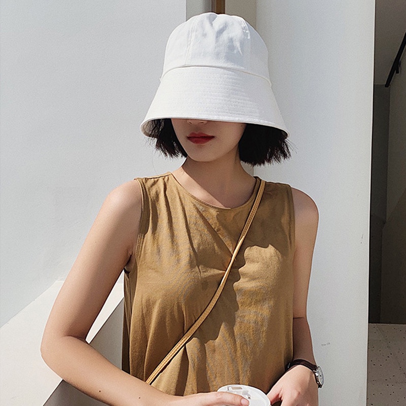 Mũ bucket nữ nam trơn vành cụp nón tai bèo tròn phong cách Ulzzang vải đẹp nhiều màu sắc năng động M107