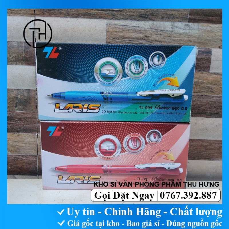 BÚT BI XANH LARIS TL-095 (VĂN PHÒNG PHẨM GIÁ SỈ)