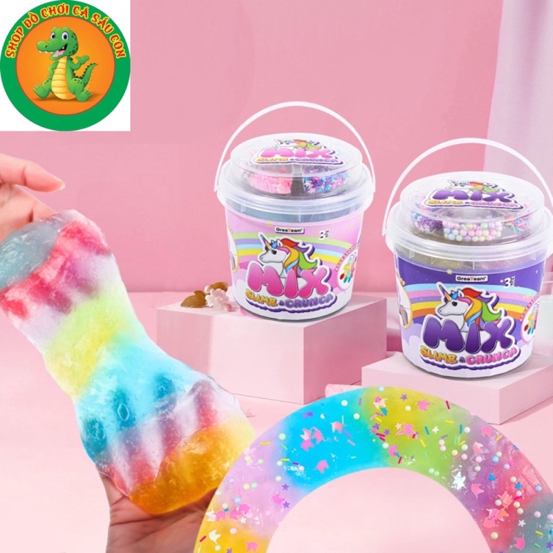 Slime unicorn cầu vồng