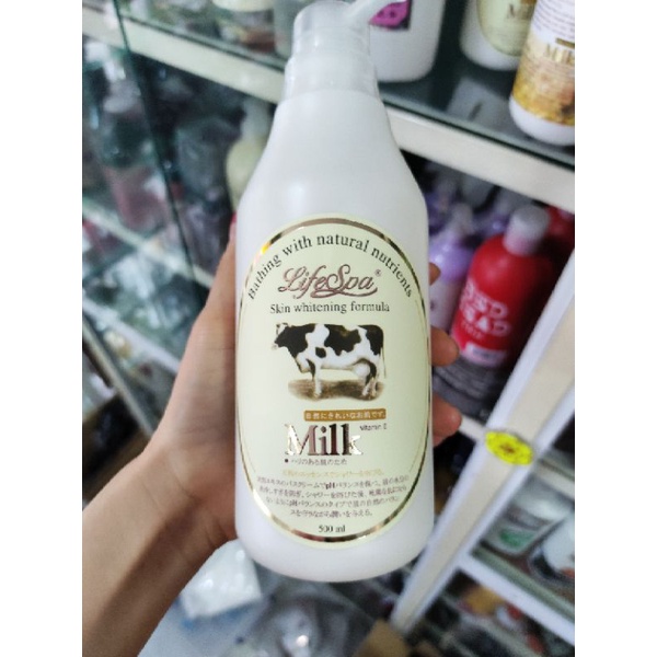 Sữa Tắm Trắng Da Milk Life Spa Nhật Bản 500ml
