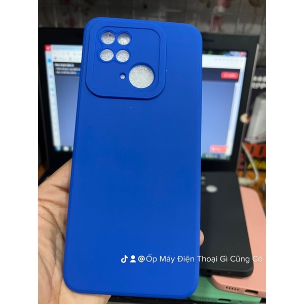 Ốp lưng Xiaomi Redmi 10C /Poco C40 dẻo chống sốc vuông màu