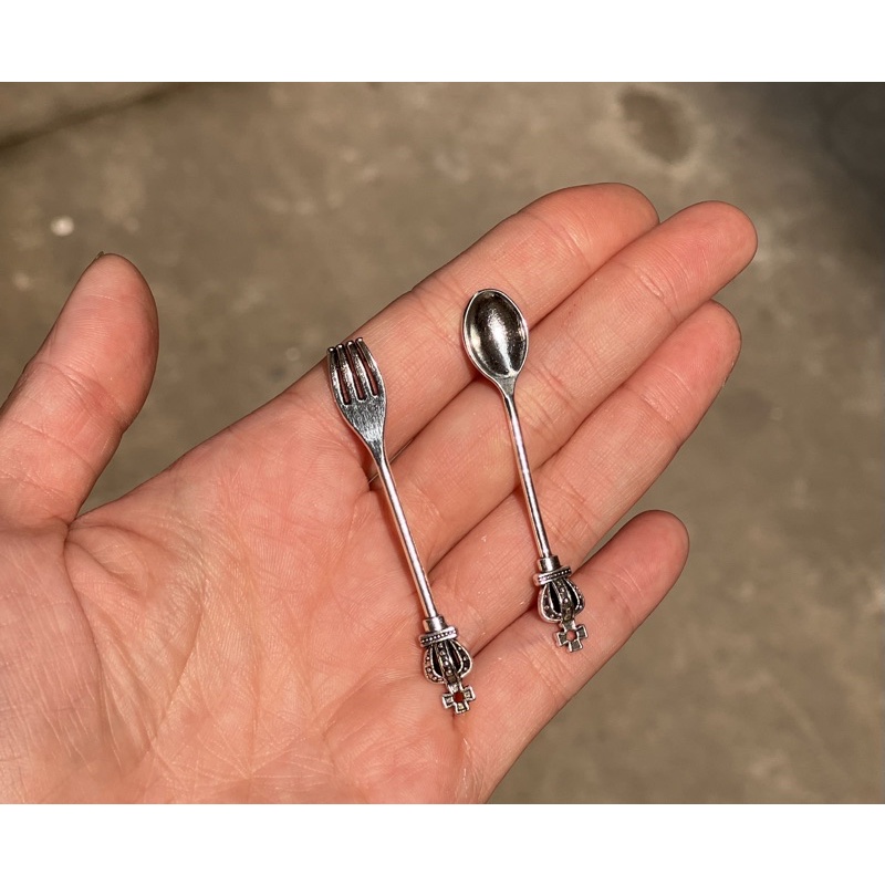 Set Thìa - Nĩa sắt size To rất đẹp - Chất liệu kim loại