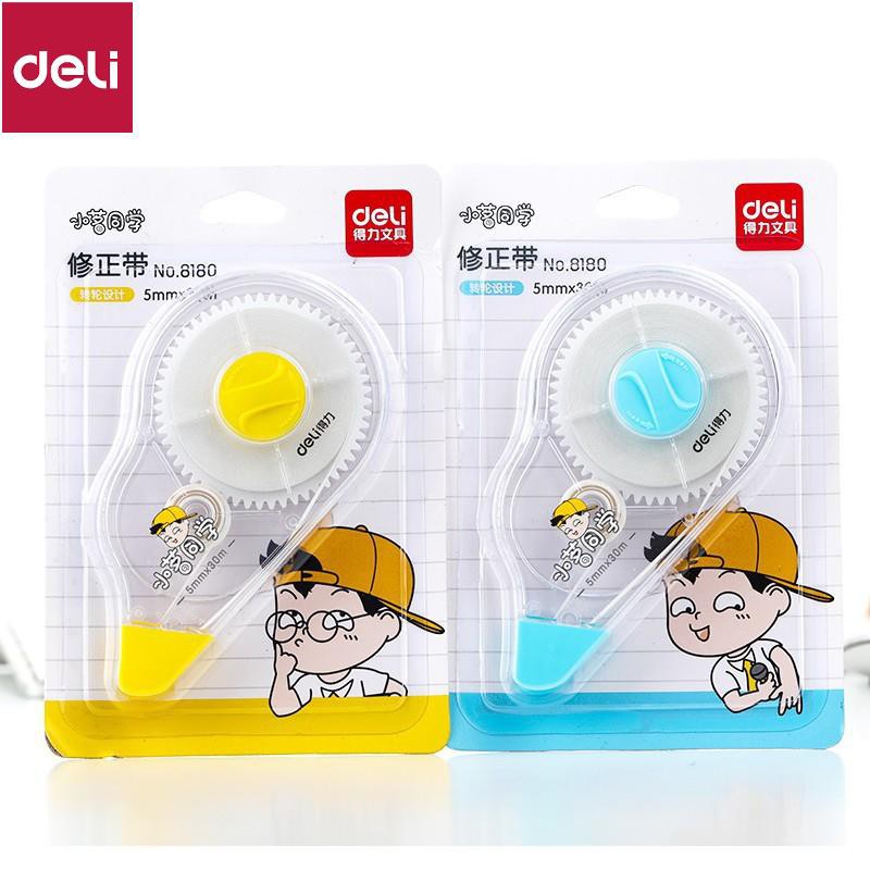 Bút xóa giấy 30m học sinh Deli - dụng cụ tẩy xóa - 1 chiếc - 8180 [Deli]