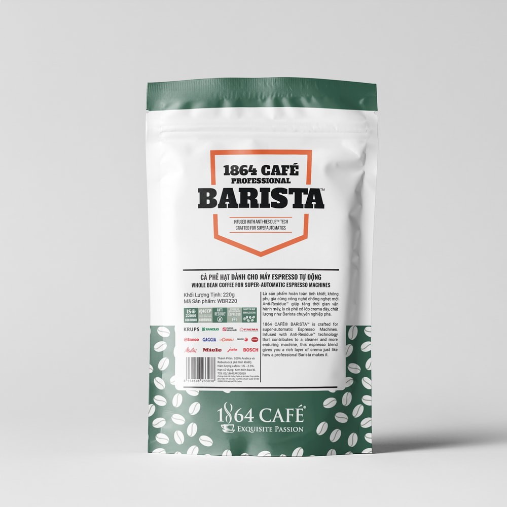 Cà Phê Nguyên Hạt Pha Máy PRO BARISTA™ Gói 220g