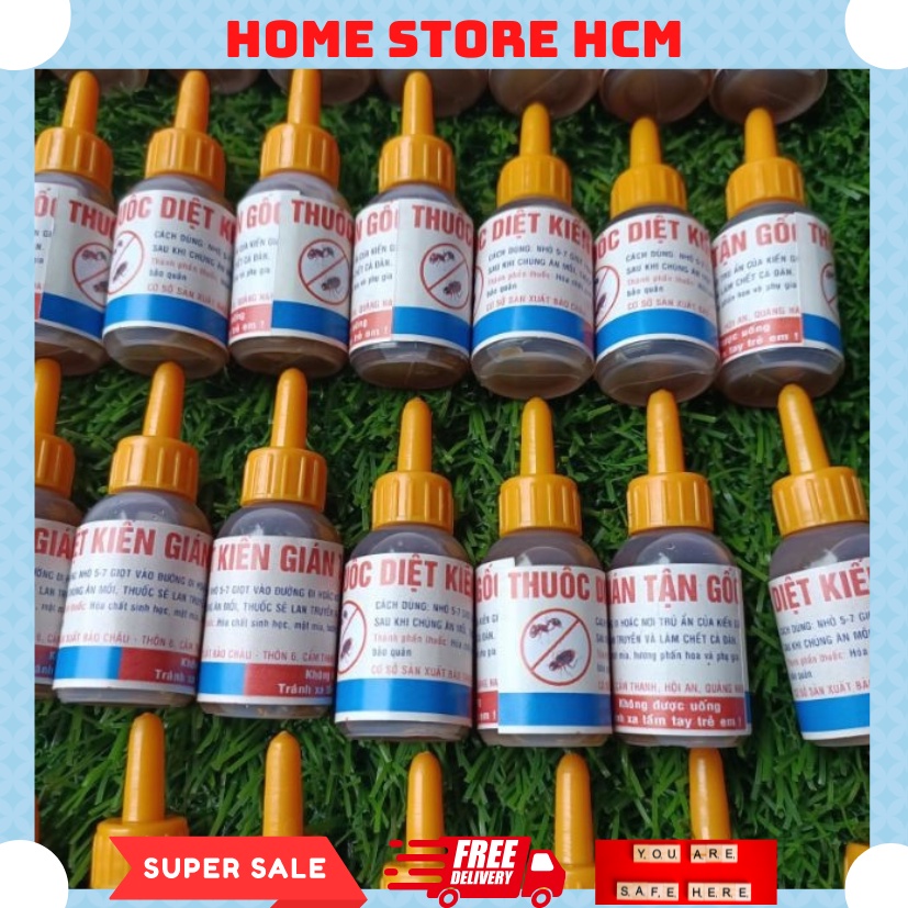 Thuốc diệt kiến gián tận gốc.