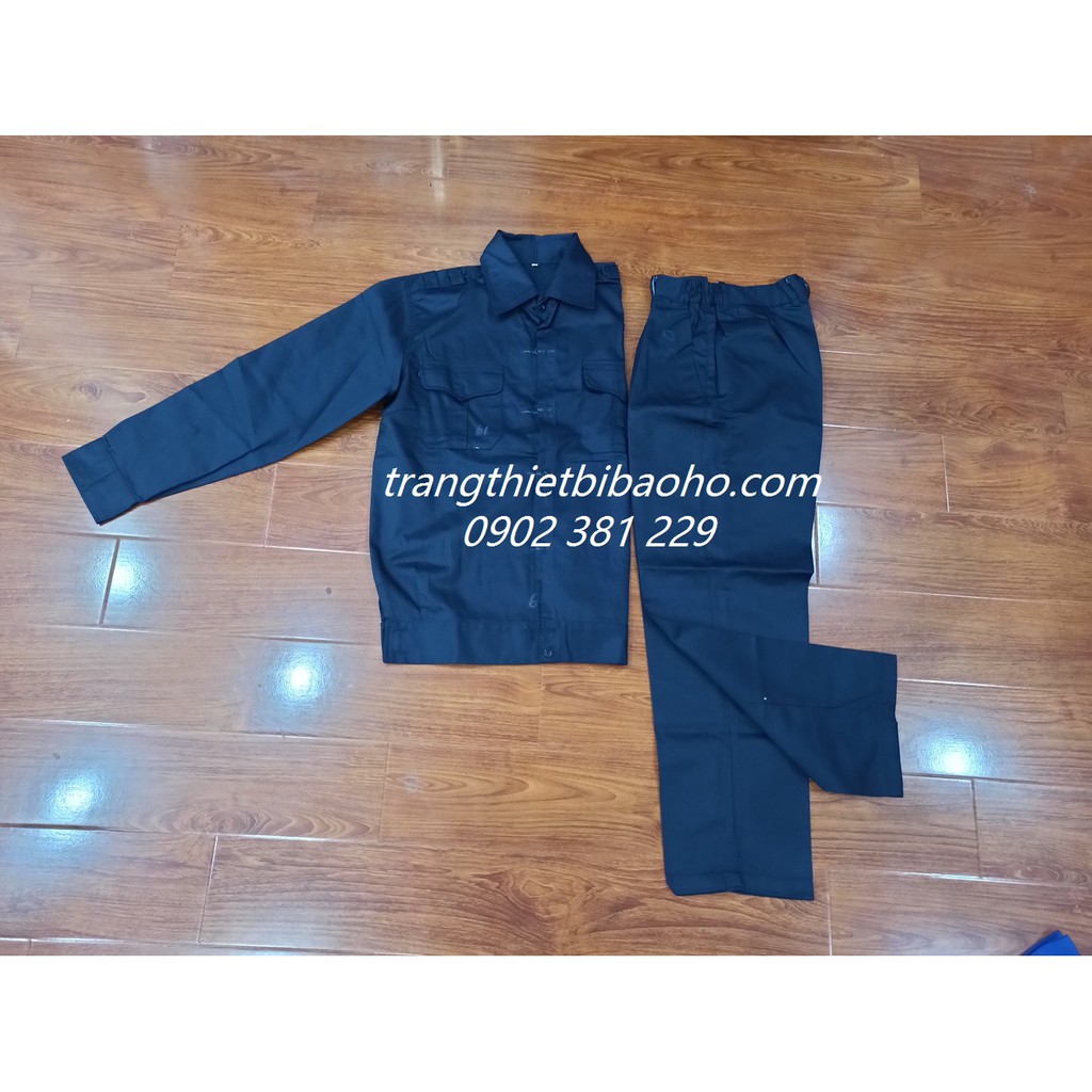 Quần áo bảo hộ lao động công nhân vải kaki Nam Định - DN09